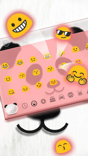 Cute Panda Keyboard Theme screenshot 3