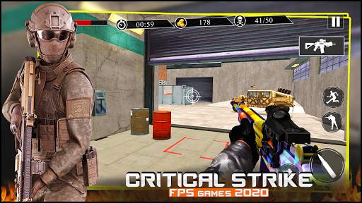 Critical Strike FPS Games 2020: Call of Shoot War screenshot 5
