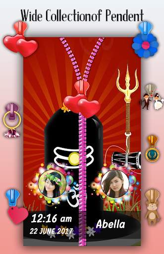 Lord Shiva Zipper Lock Screen 5 تصوير الشاشة