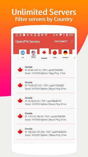 OvpnSpider - One VPN OpenVPN Server  Unlimited VPN screenshot 4