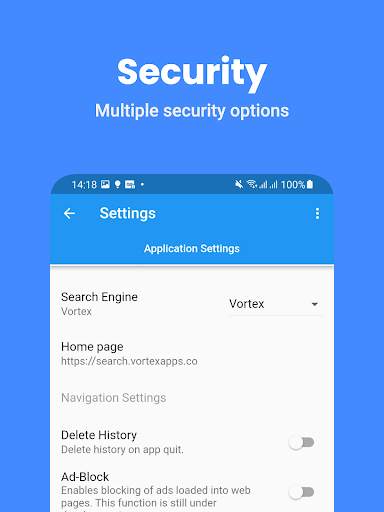 Vortex Browser: VPN & Ad-Block screenshot 8