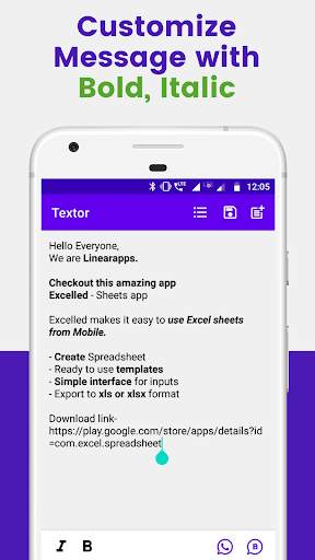 Message Editor & Chat Direct screenshot 3