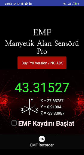 Epic Emf Recorder Lite screenshot 2