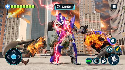 Real Robot Car Fighting Games screenshot 5
