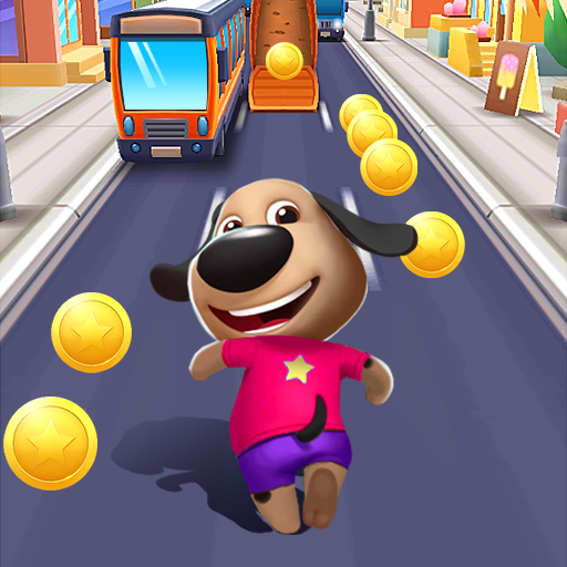 Talking Dog: Puppy Surfs Runner أيقونة