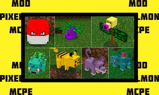 New mod Pixelmon for Minecraft PE screenshot 1