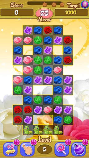 Rose Garden Flower - Free Blossom Crush Sweeper screenshot 7