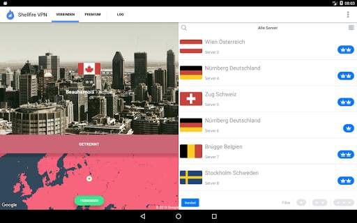 Shellfire VPN screenshot 9