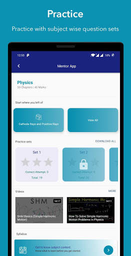 Mentor App - Engineering Entrance Preparation screenshot 3