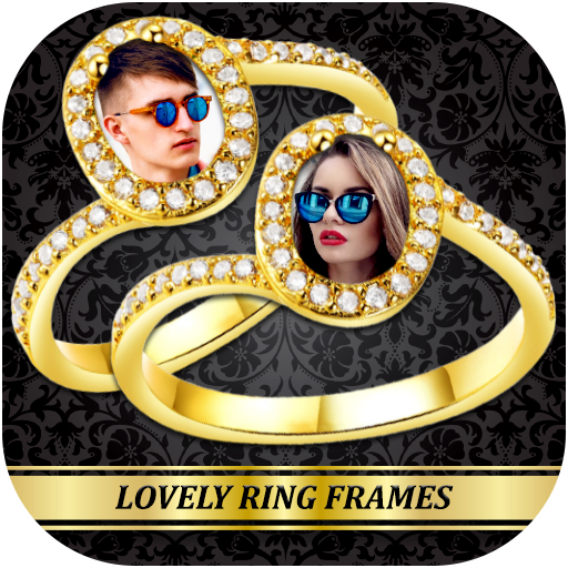 Lovely Ring Photo Frame : Wedding Photo Ring icon