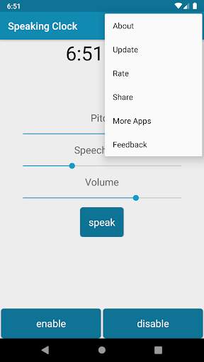 Speaking Clock - Time Teller screenshot 2