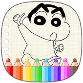 Shinchan Coloring Game icon