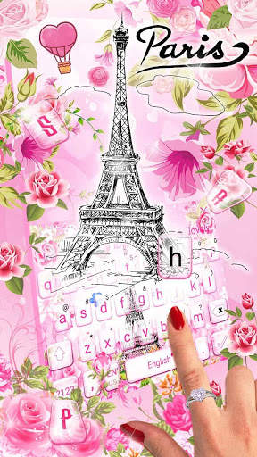 Love Paris Tower Keyboard Theme screenshot 2