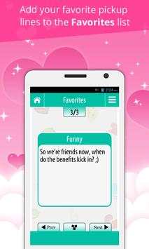 Pickup Lines & Flirty Jokes 4 تصوير الشاشة