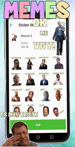 Memes frases stickers para WhatsApp screenshot 7