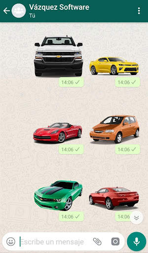 WASticker - Cars स्क्रीनशॉट 3