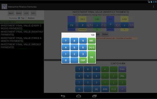 Finance Formulas screenshot 13