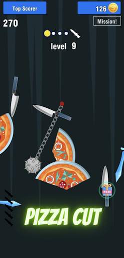 Knife play hit aim game screenshot 7