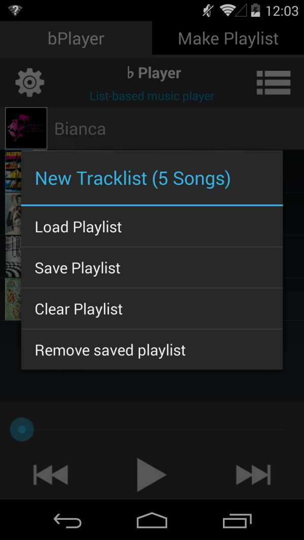 bPlayer: Music Player screenshot 2