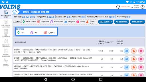 Voltas Foreman screenshot 1