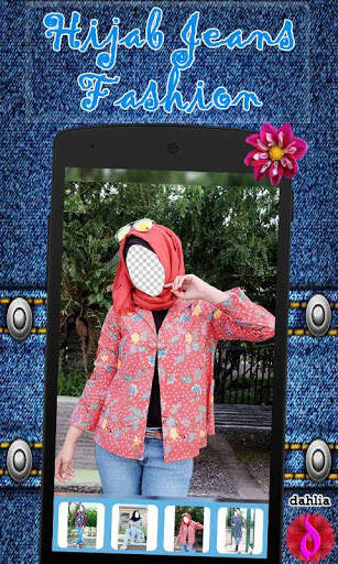 Hijab Jeans Fashion Beauty 4 تصوير الشاشة