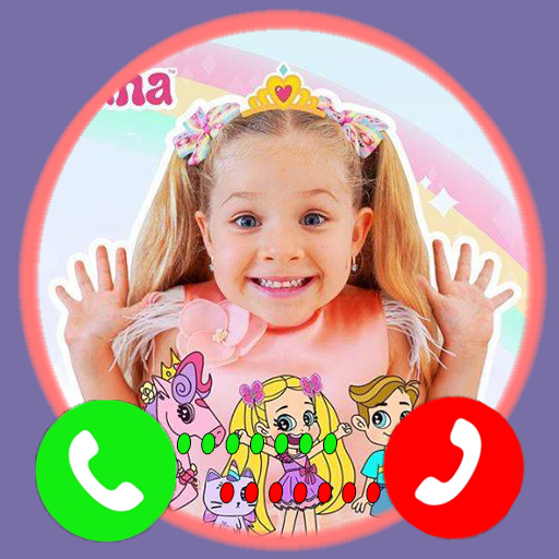 Funny Diana and Roma Fake call  simulation 2021 icon