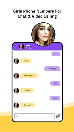 Real Girls Phone Numbers for whatsapp chat video screenshot 4