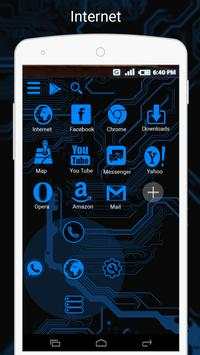 Electric Black Launcher screenshot 3
