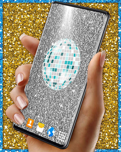 Sparkle Live Wallpaper ❤️ Gold Glitter Wallpapers screenshot 3