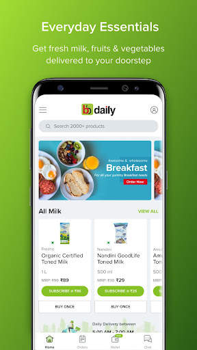 bbdaily: Online Milk & Grocery screenshot 2