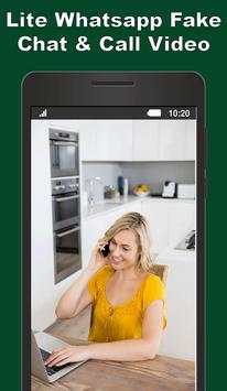 Lite WhatsApp Chat & Fake Call Video screenshot 5
