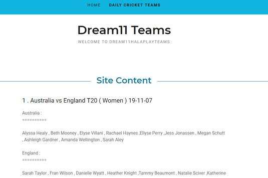 Create Daily Fantasy Cricket Teams screenshot 2