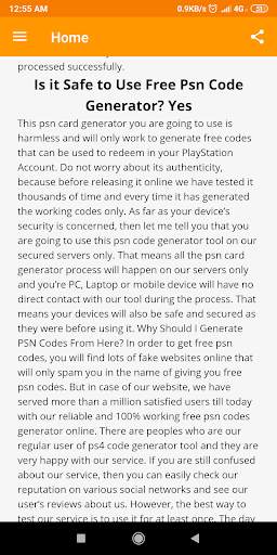 Gift card generator for psn screenshot 2