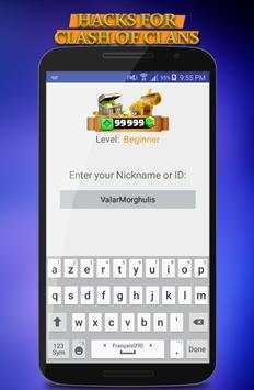 Cheat in Clash Of Clans Simulator 💎💎 screenshot 3