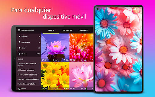 Fondos de pantalla con flores screenshot 6