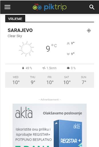PIKTRIP - DRUGO IME ZA TURIZAM screenshot 4
