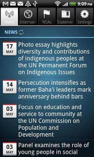 Baha'i News Service (Bahai) screenshot 1
