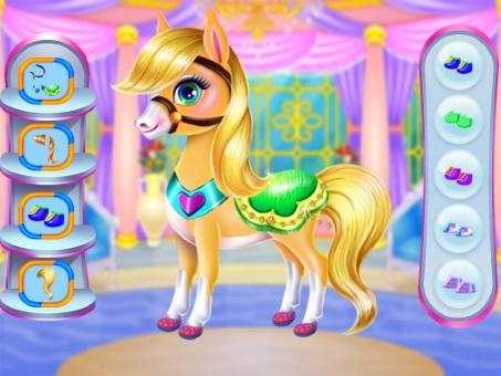 Kızlar için Pony Unicorn Oyunları - Makyaj Salonu screenshot 9