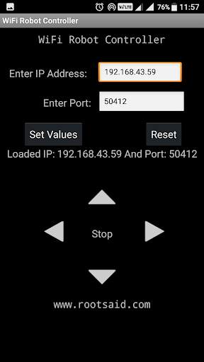 WiFi Robot Controller screenshot 2