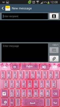 Pink Flower Keyboard скриншот 3
