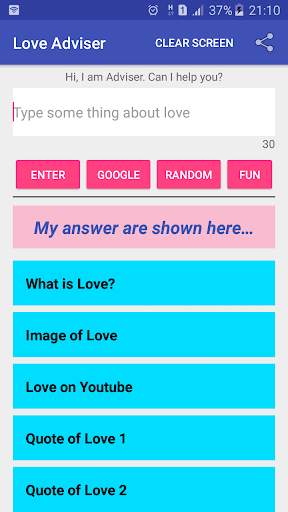 Love Adviser screenshot 1