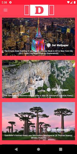 Daily Bing Wallpaper Pro screenshot 2
