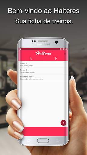 Halteres - Sua Ficha de Treino screenshot 1