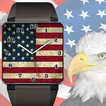 USA Flag Watch Face screenshot 2