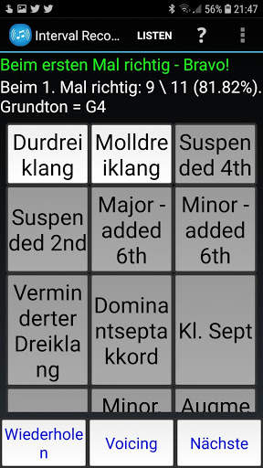 Interval Recognition - Ohrtraining screenshot 5