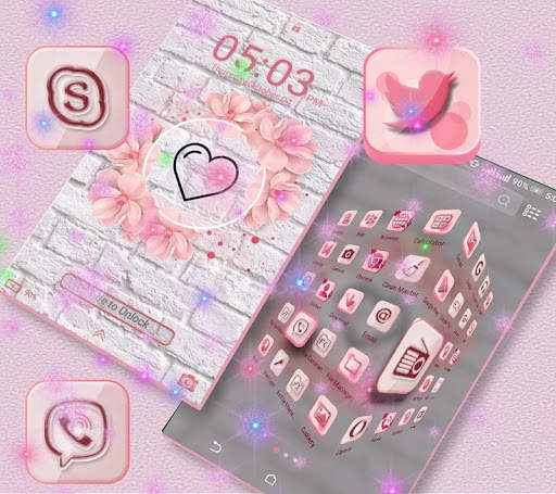 Heart Love Launcher Theme screenshot 6