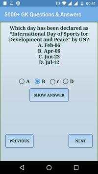 5000  GK Questions & Answers screenshot 8