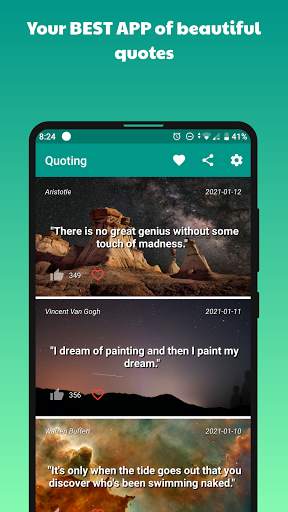 Quoting - Best Daily Motivational Photo Quotes screenshot 1