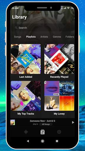 SoundCard : Elegant Music Player screenshot 1