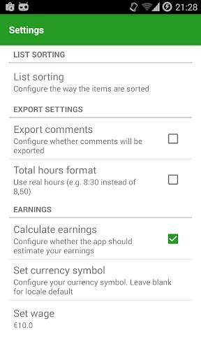 Work Time Registration screenshot 5